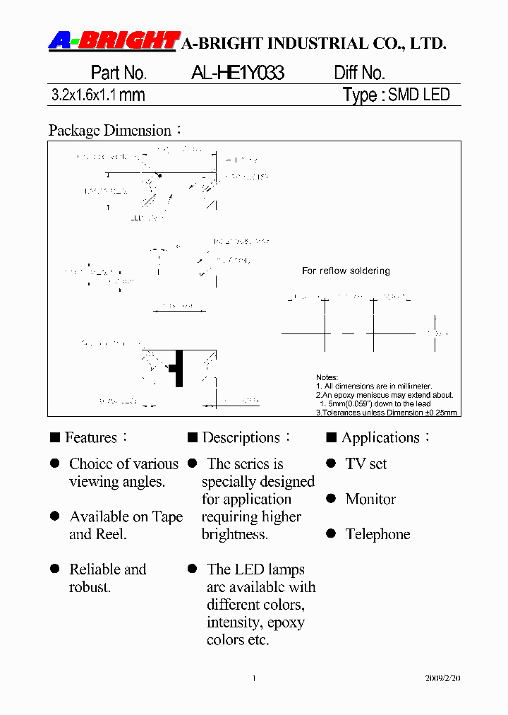 AL-HE1Y03309_3262927.PDF Datasheet