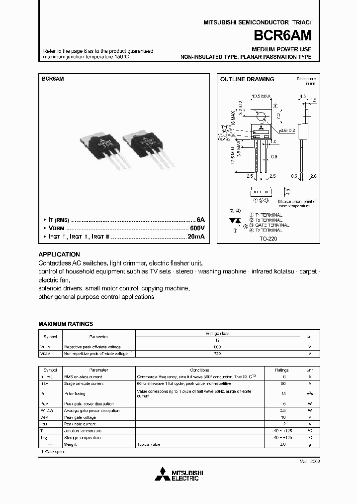 BCR6AM-12_3263800.PDF Datasheet