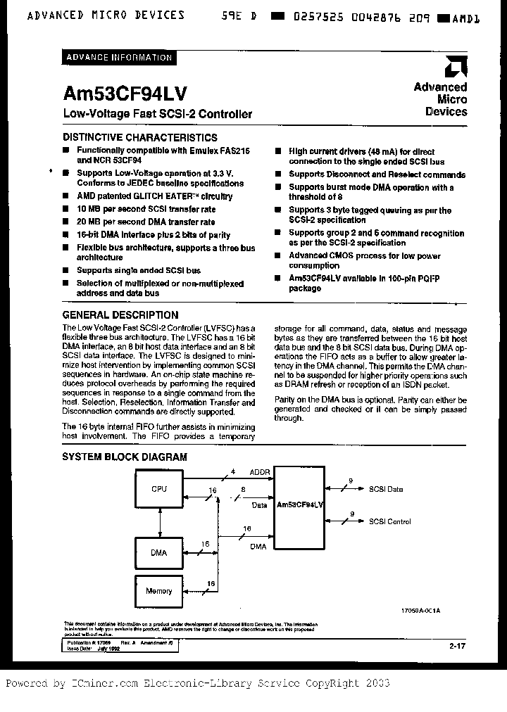 AM29CF94LVKC_3264756.PDF Datasheet