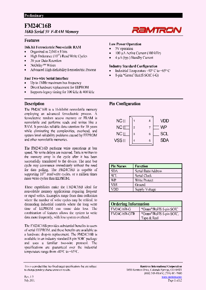 FM24C16B-GTR_3265322.PDF Datasheet
