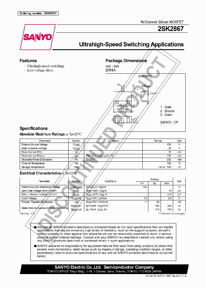 2SK2867_3265683.PDF Datasheet