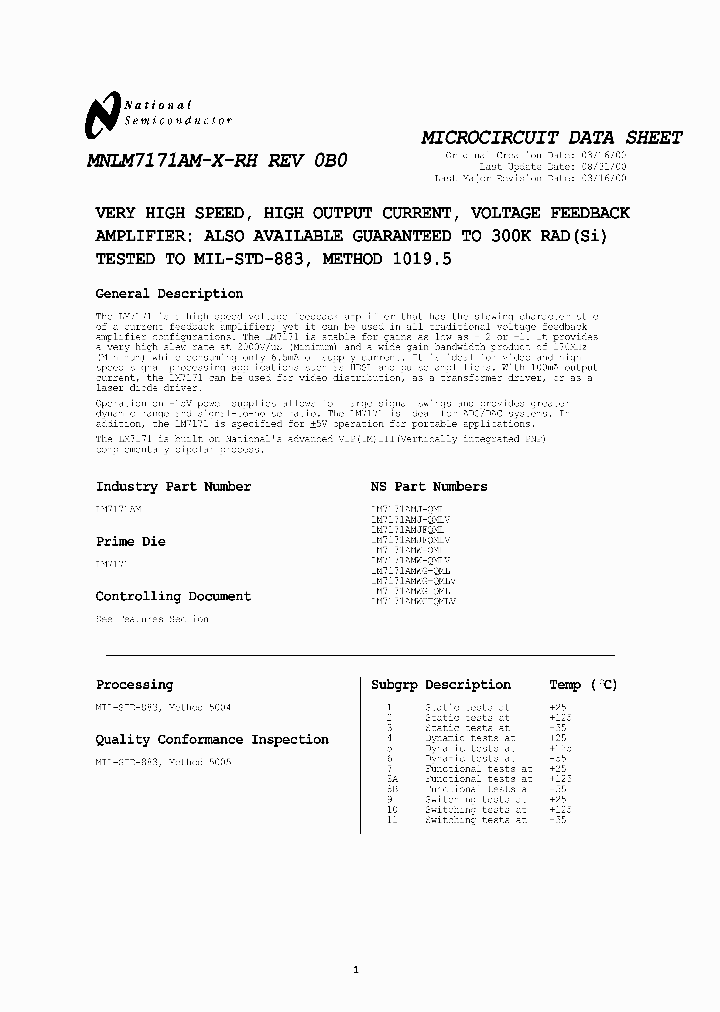 LM7171AMW-QMLV_3265198.PDF Datasheet