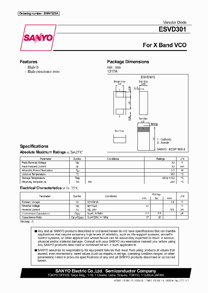 ESVD301_3265971.PDF Datasheet