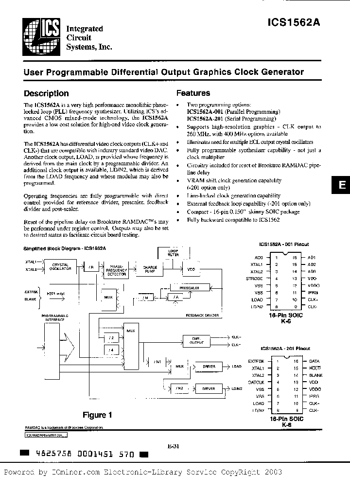 ICS1562AM-001_3263699.PDF Datasheet