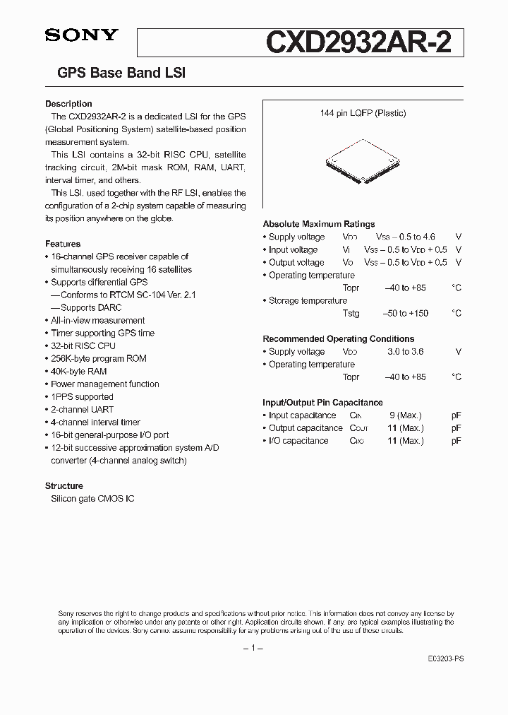 CXD2932AR-2_3267461.PDF Datasheet