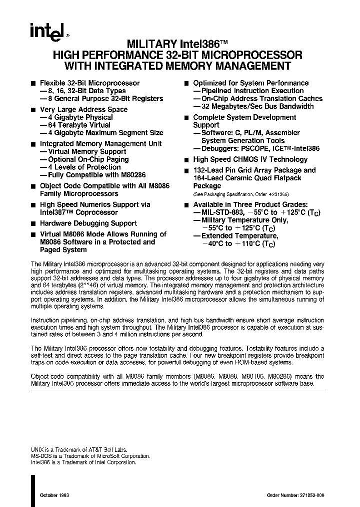 MILITARYINTEL386_3268413.PDF Datasheet