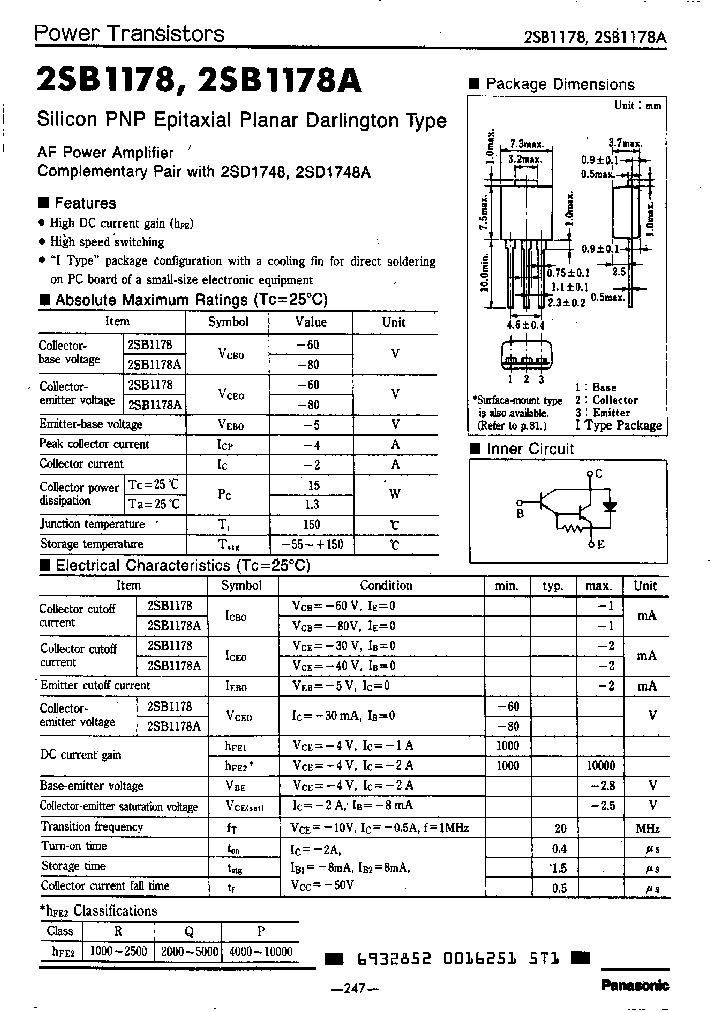 2SB1178AR_3267955.PDF Datasheet