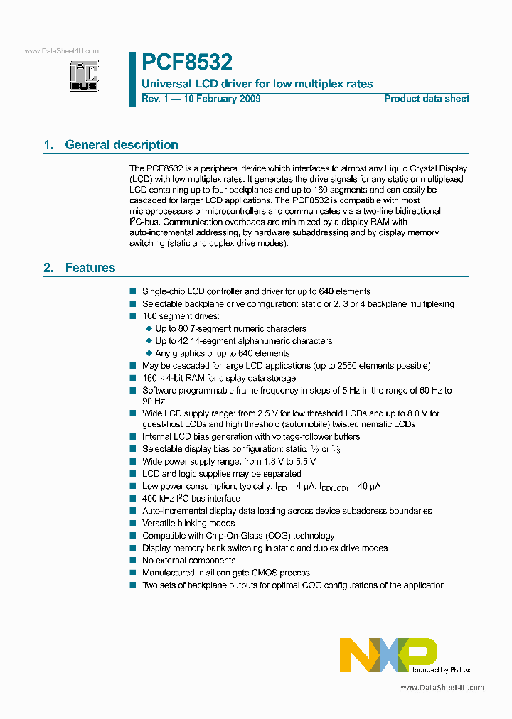 PCF8532_3269677.PDF Datasheet