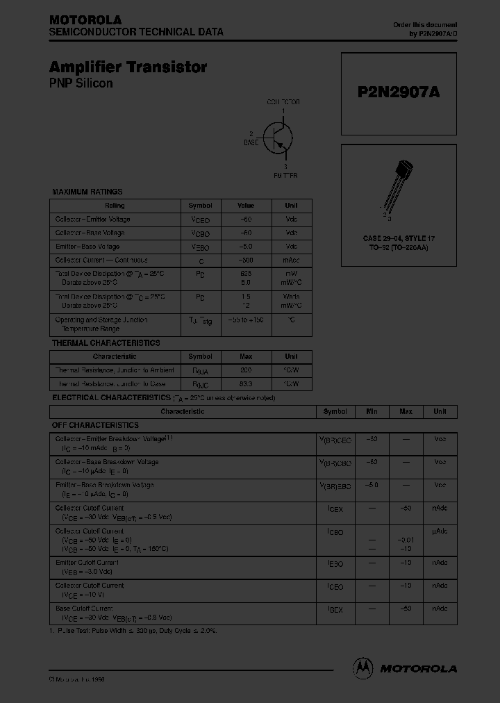 P2N2907ARL1_3267259.PDF Datasheet