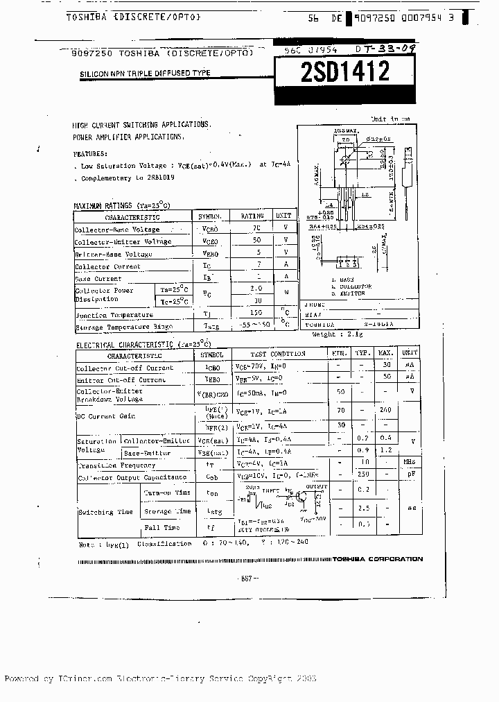 2SD1411AO_3275194.PDF Datasheet