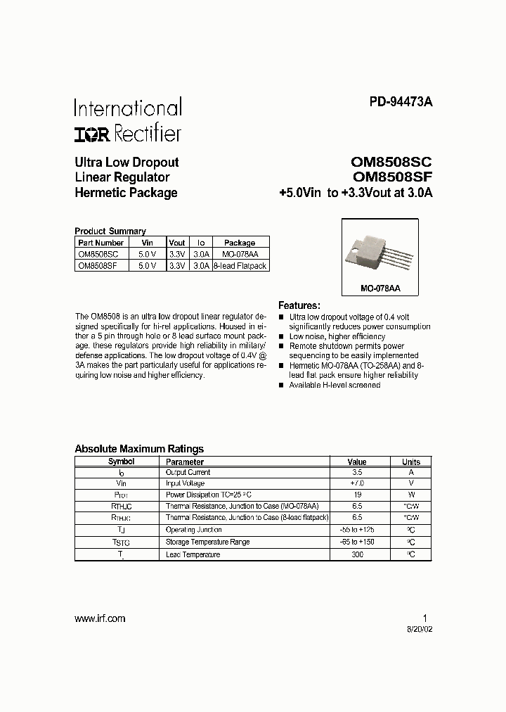 OM8508SF_3273546.PDF Datasheet