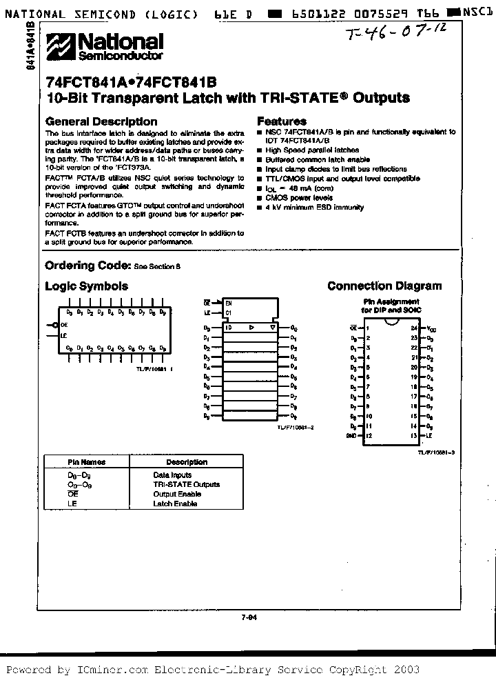 74FCT841APCQR_3276197.PDF Datasheet