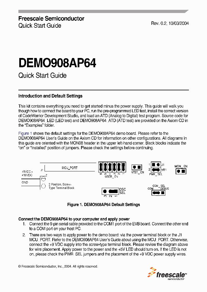 DEMO908AP64QSG_3275909.PDF Datasheet