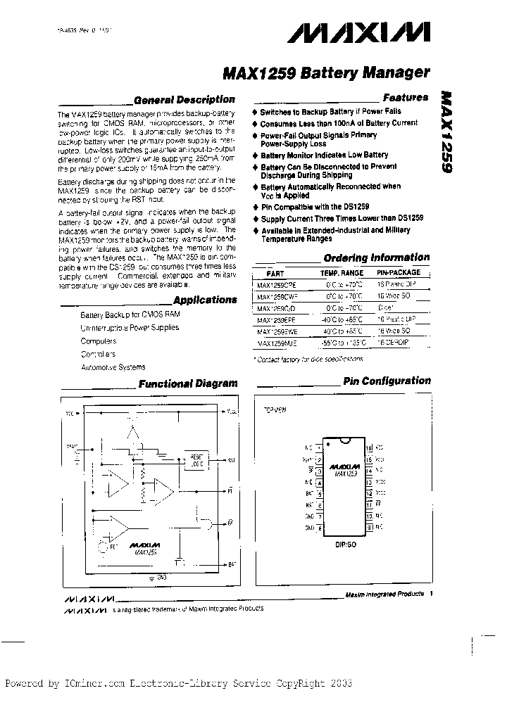 MAX1259CW_3277654.PDF Datasheet