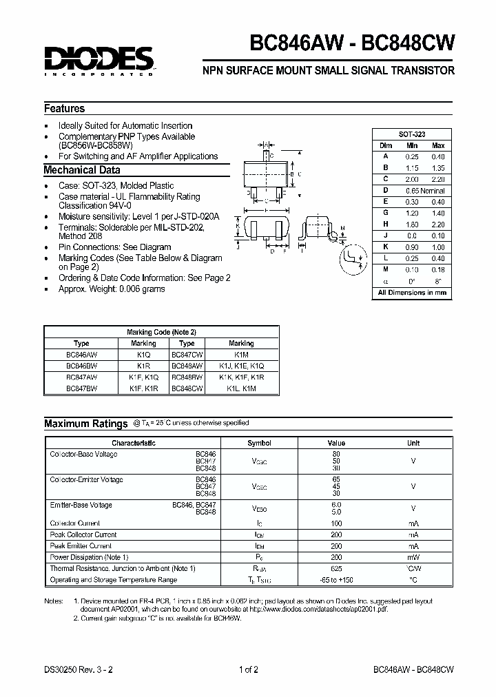 BC847AW-7_3278775.PDF Datasheet