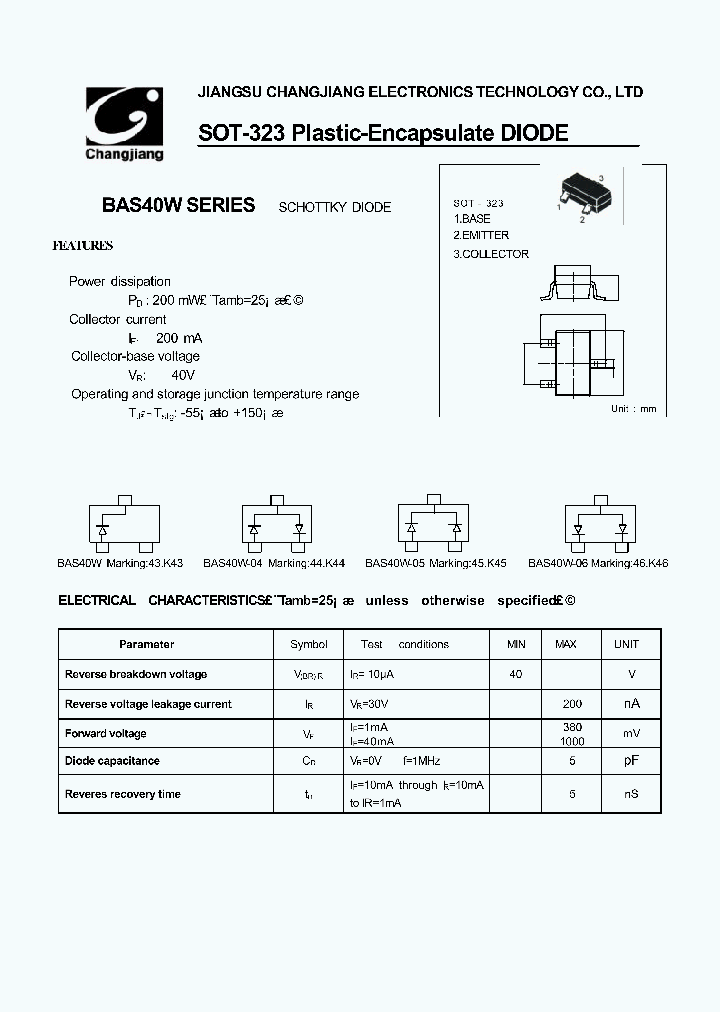 BAS40WSERIES_3279918.PDF Datasheet