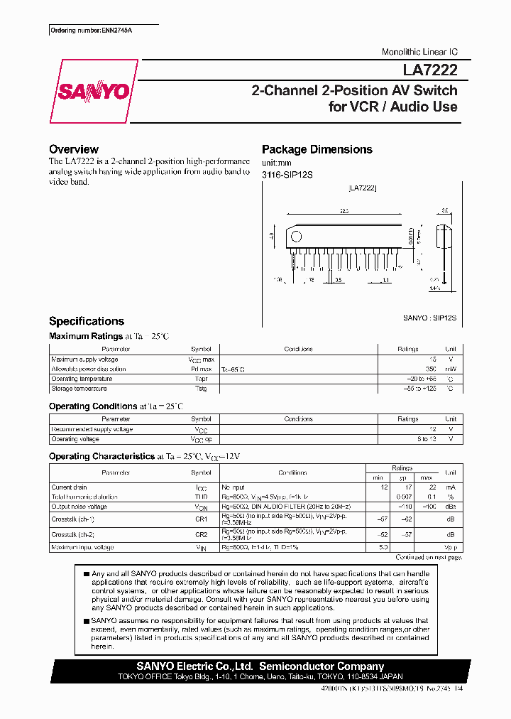 LA7222_3278358.PDF Datasheet
