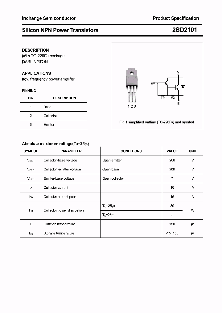 2SD2101_3279928.PDF Datasheet