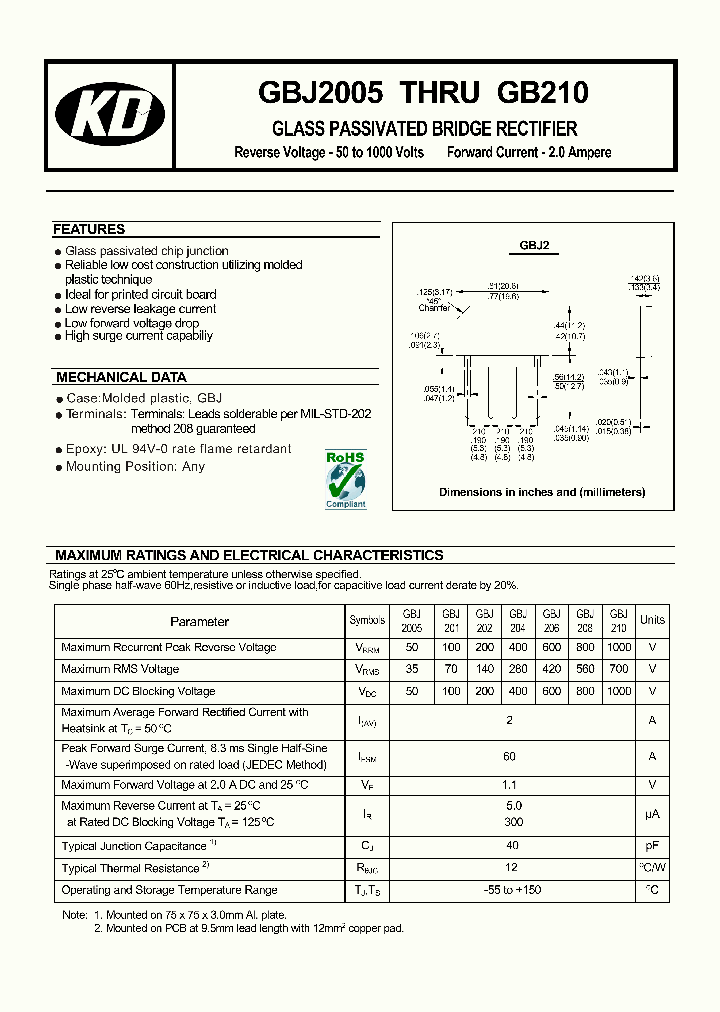 GBJ208_3280186.PDF Datasheet