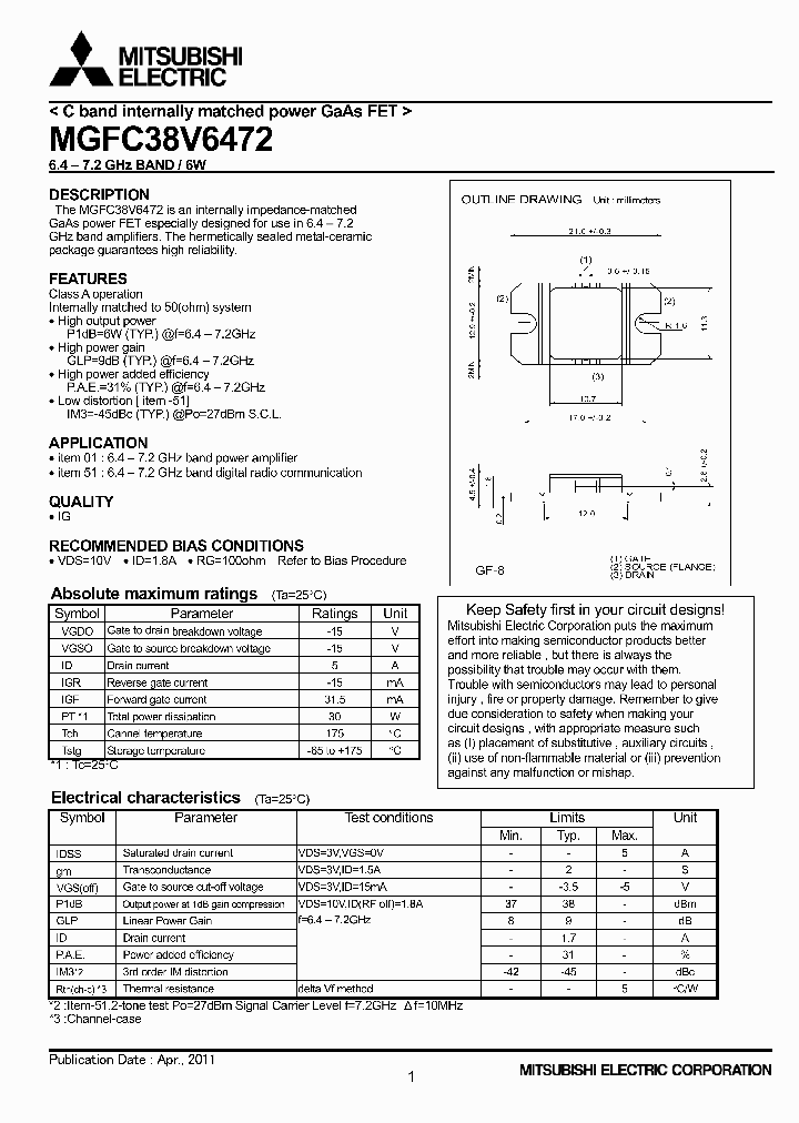 MGFC38V647211_3282254.PDF Datasheet