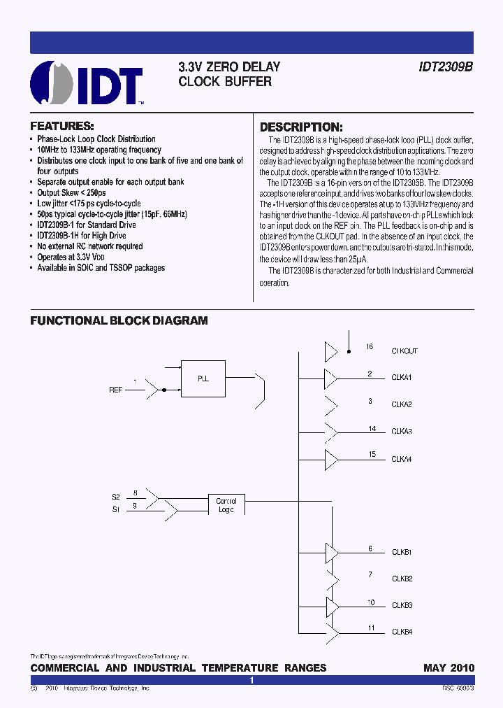 IDT2309B-1DCGBLANK_3283942.PDF Datasheet