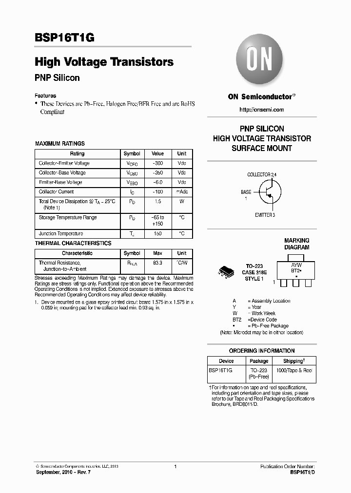 BSP16T1G_3283502.PDF Datasheet