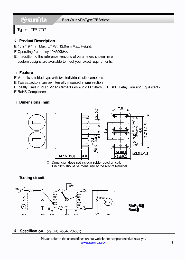 TFB-2DG_3284613.PDF Datasheet