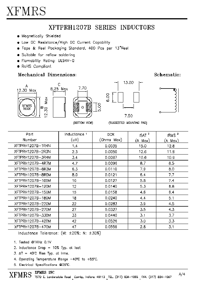 XFTPRH1207B-2R3N_3285270.PDF Datasheet