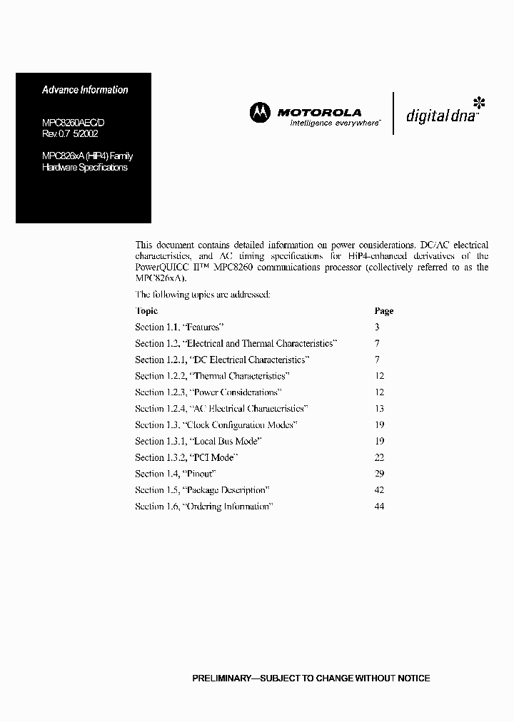 MPC826XAZUBUS_3282008.PDF Datasheet