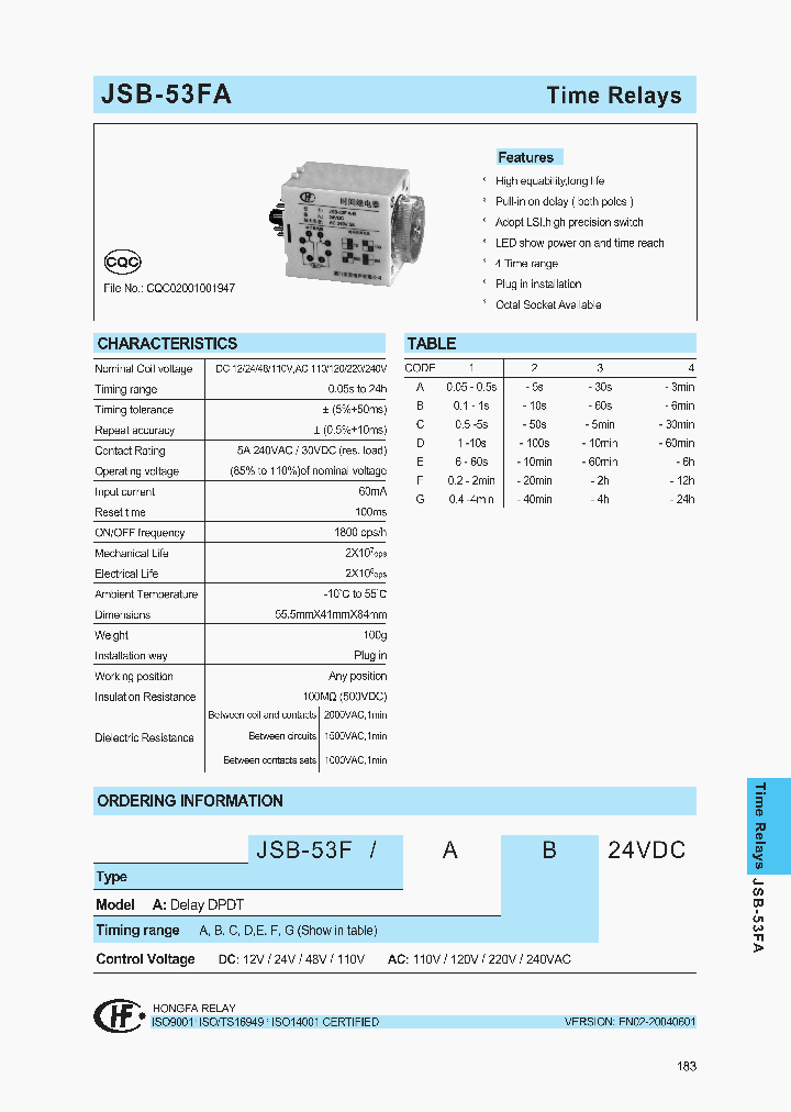 JSB-53FA_3286669.PDF Datasheet