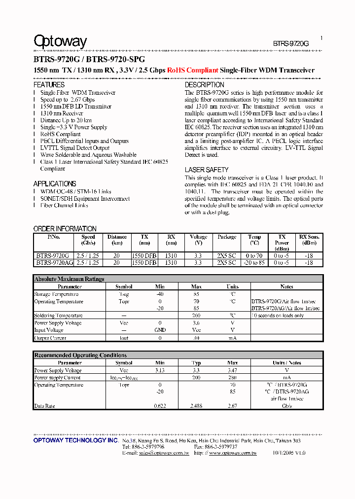 BTRS-9720-SPG_3286165.PDF Datasheet