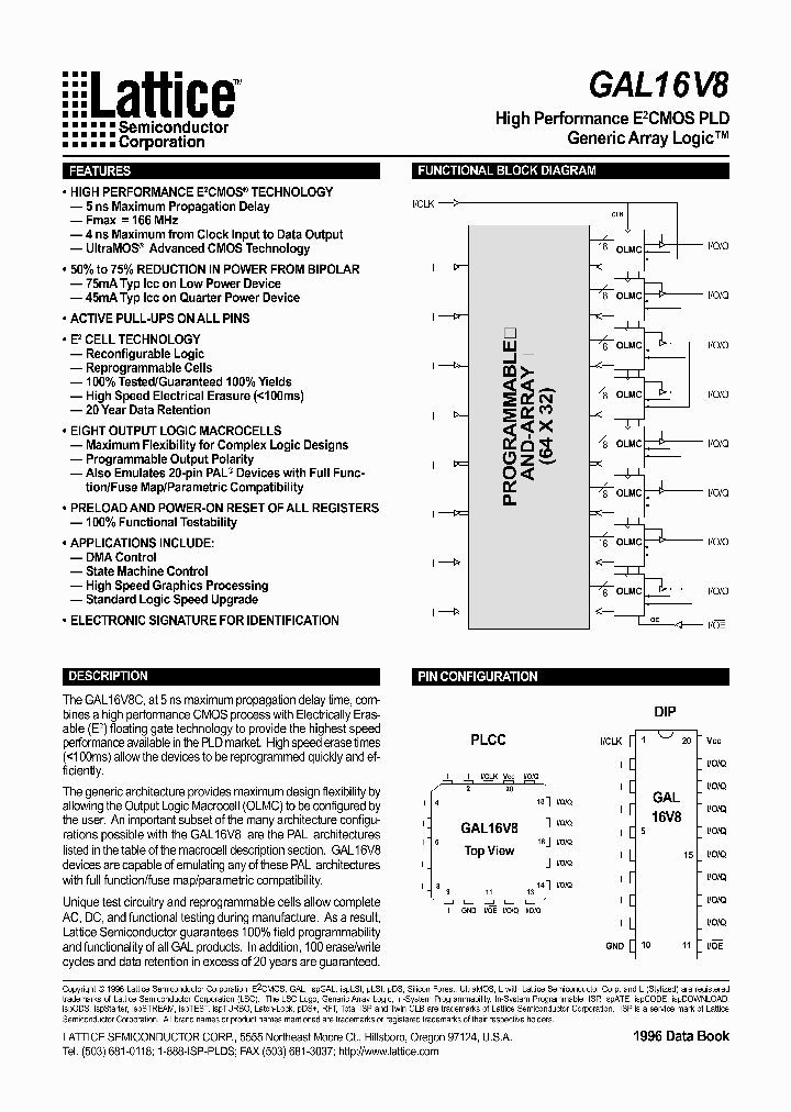 GAL16V8B-5LPI_3287050.PDF Datasheet