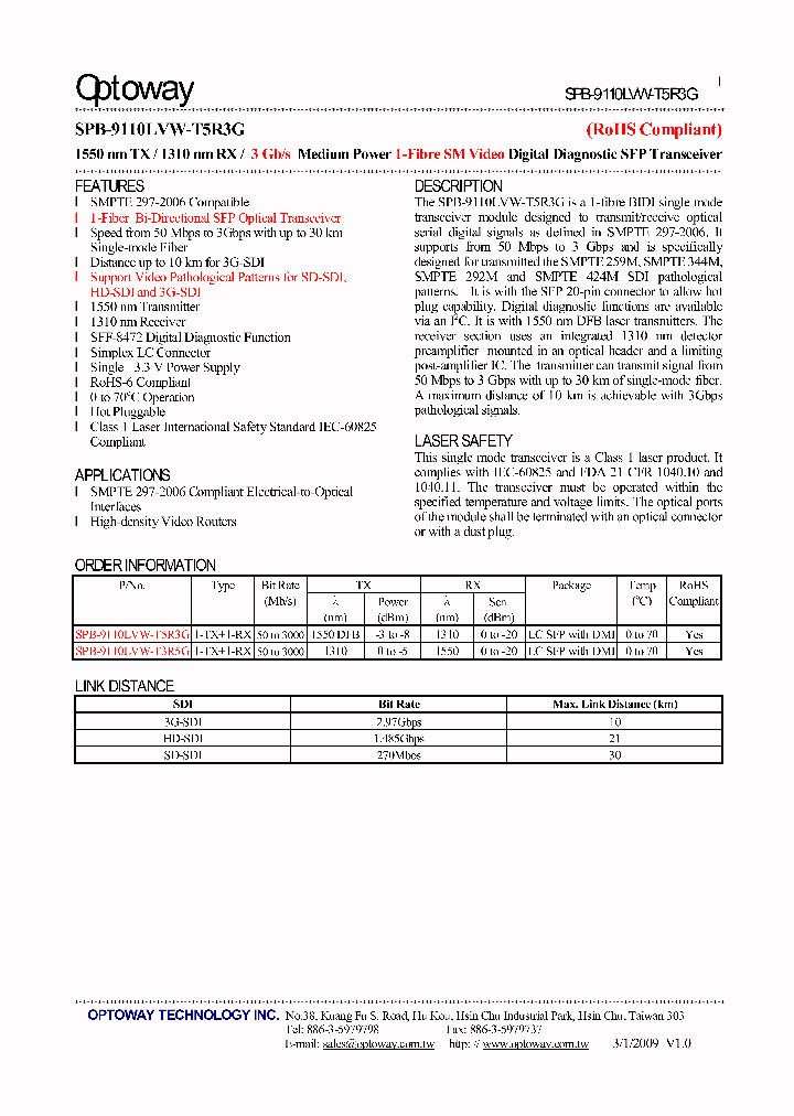 SPB-9110LVW-T5R3G_3288005.PDF Datasheet