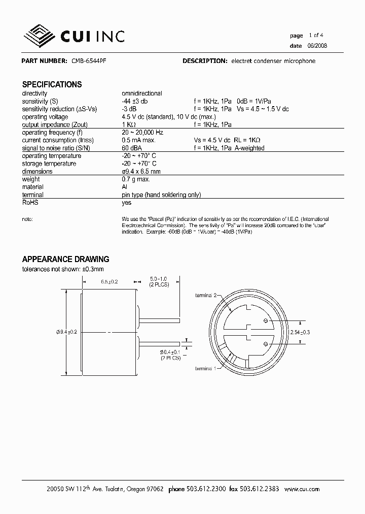 CMB-6544PF_3286839.PDF Datasheet