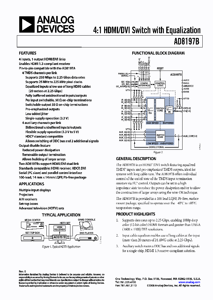 AD8197B-EVALZ_3289668.PDF Datasheet