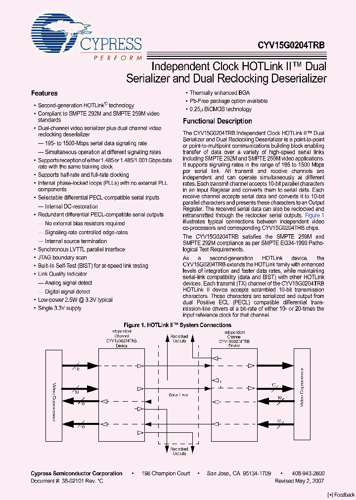 CYV15G0204TRB-BGC_3290015.PDF Datasheet
