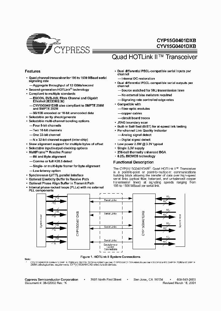 CYV15G0401DXB-BGC_3290016.PDF Datasheet