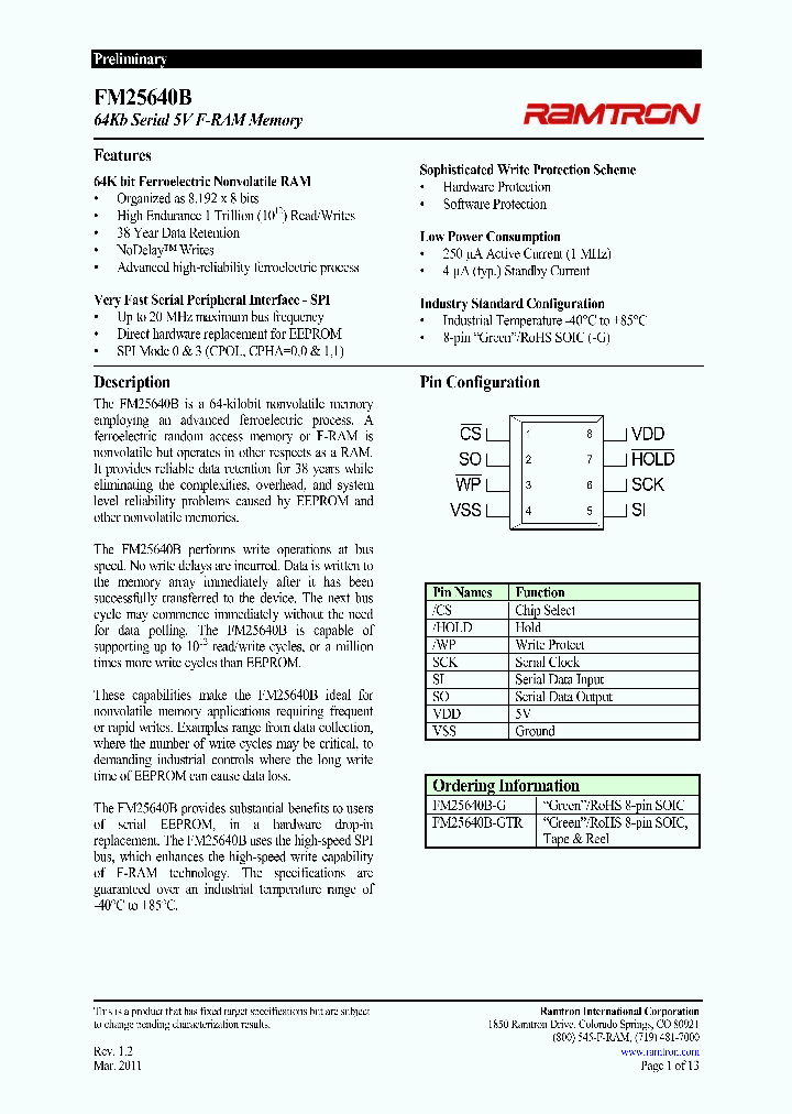 FM25640B-GTR_3290242.PDF Datasheet