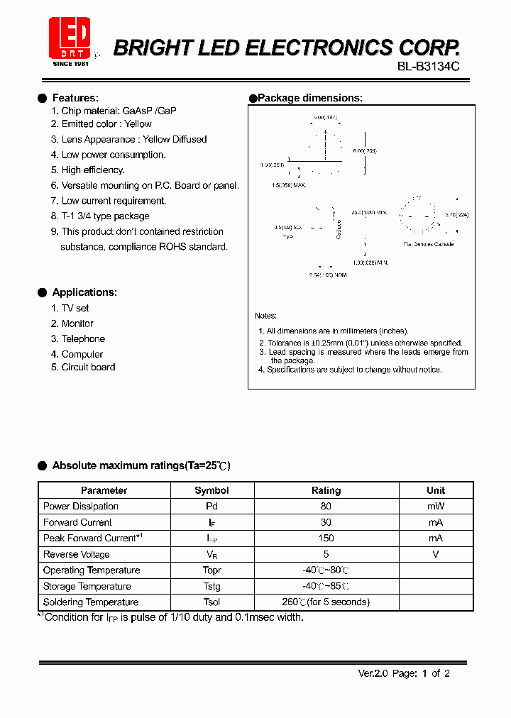 BL-B3134C_3290384.PDF Datasheet