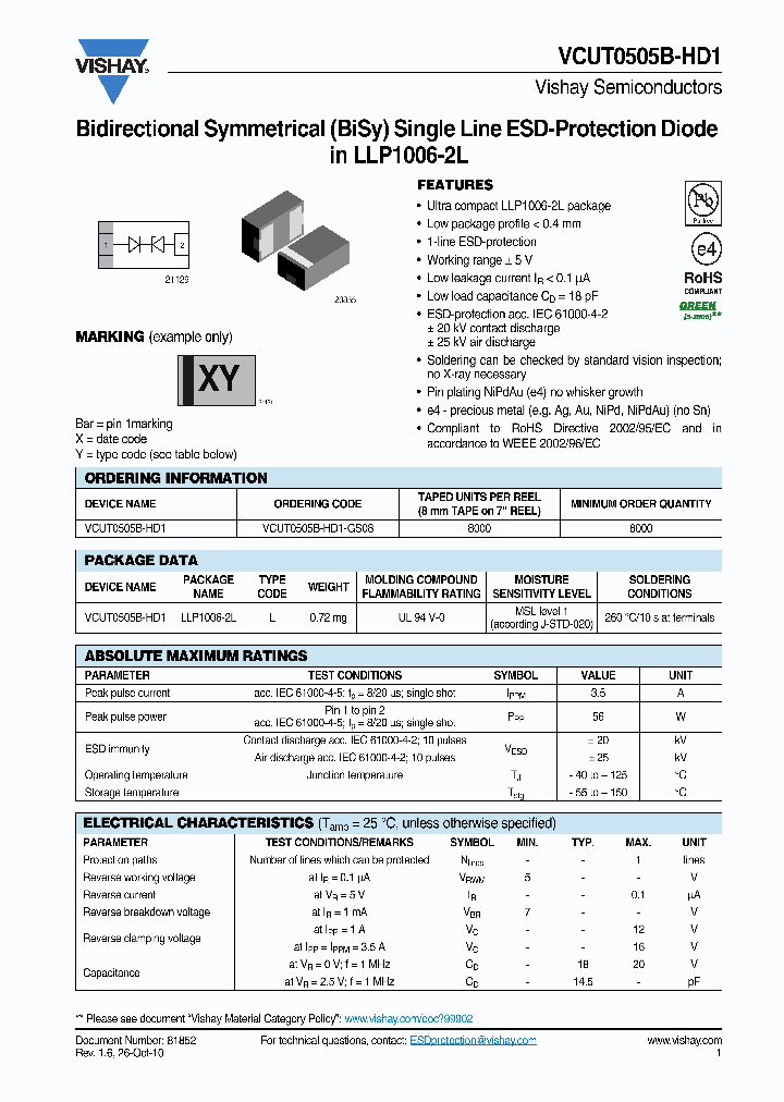 VCUT0505B-HD1_3290625.PDF Datasheet
