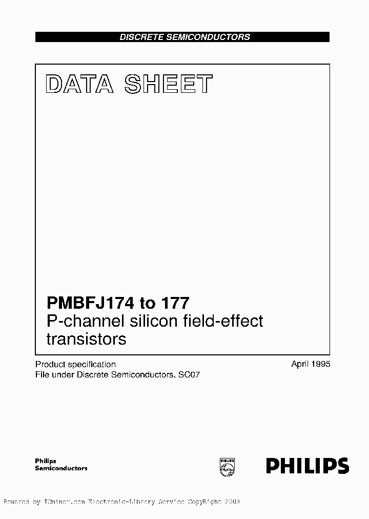 PMBFJ177TR_3292423.PDF Datasheet