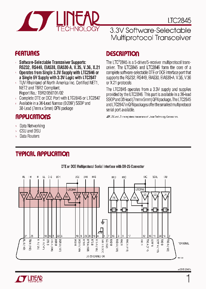 LTC2845CUHF_3292933.PDF Datasheet