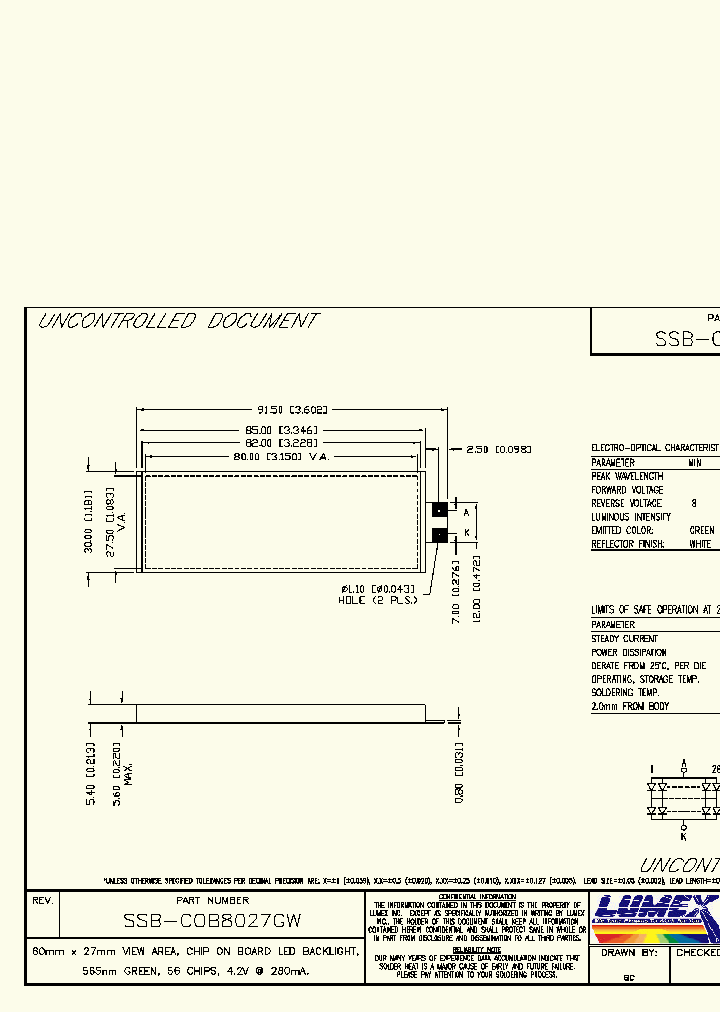 SSB-COB8027GW_3293186.PDF Datasheet