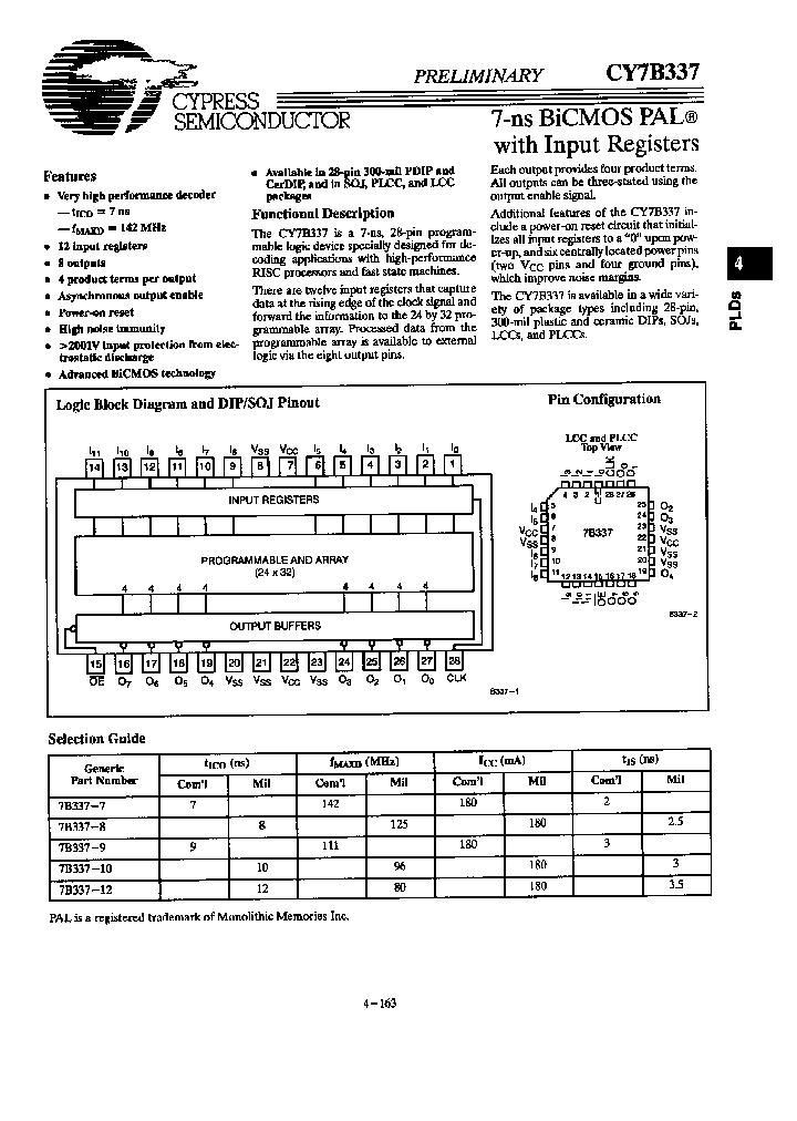CY7B337-8DMB_3293441.PDF Datasheet