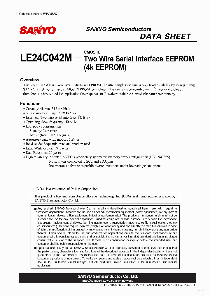 LE24C042M_3296150.PDF Datasheet