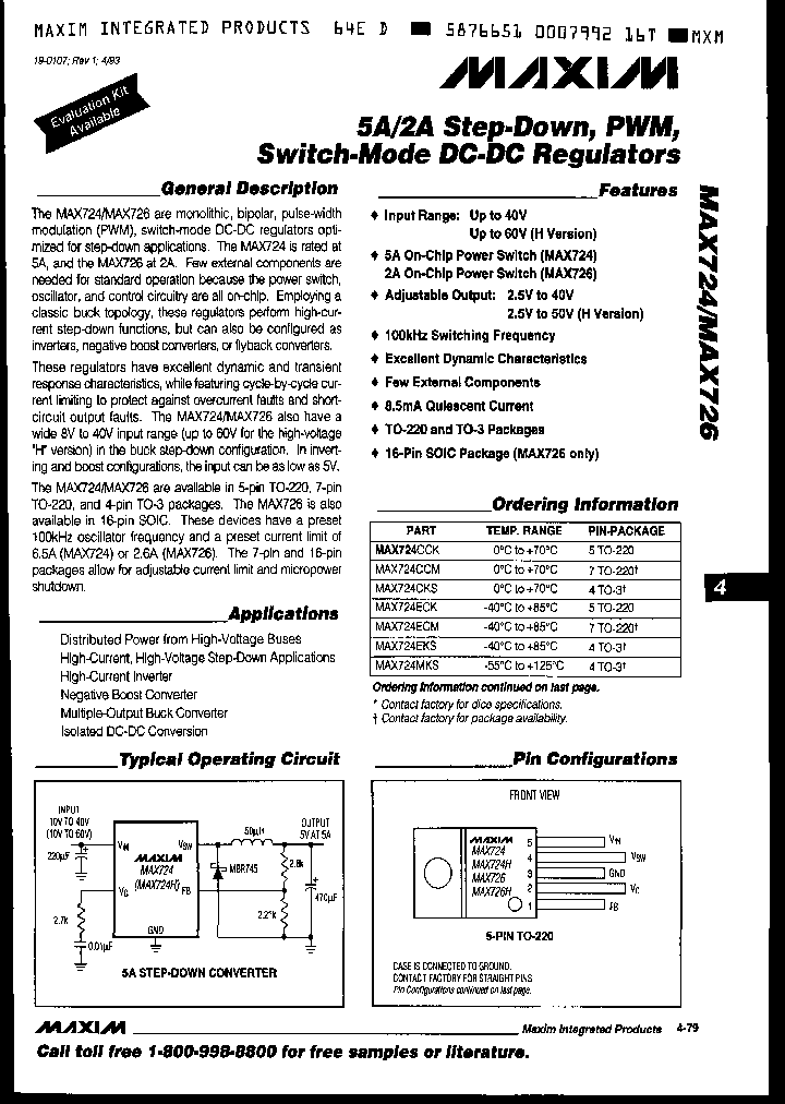 MAX726HMKS_3298360.PDF Datasheet