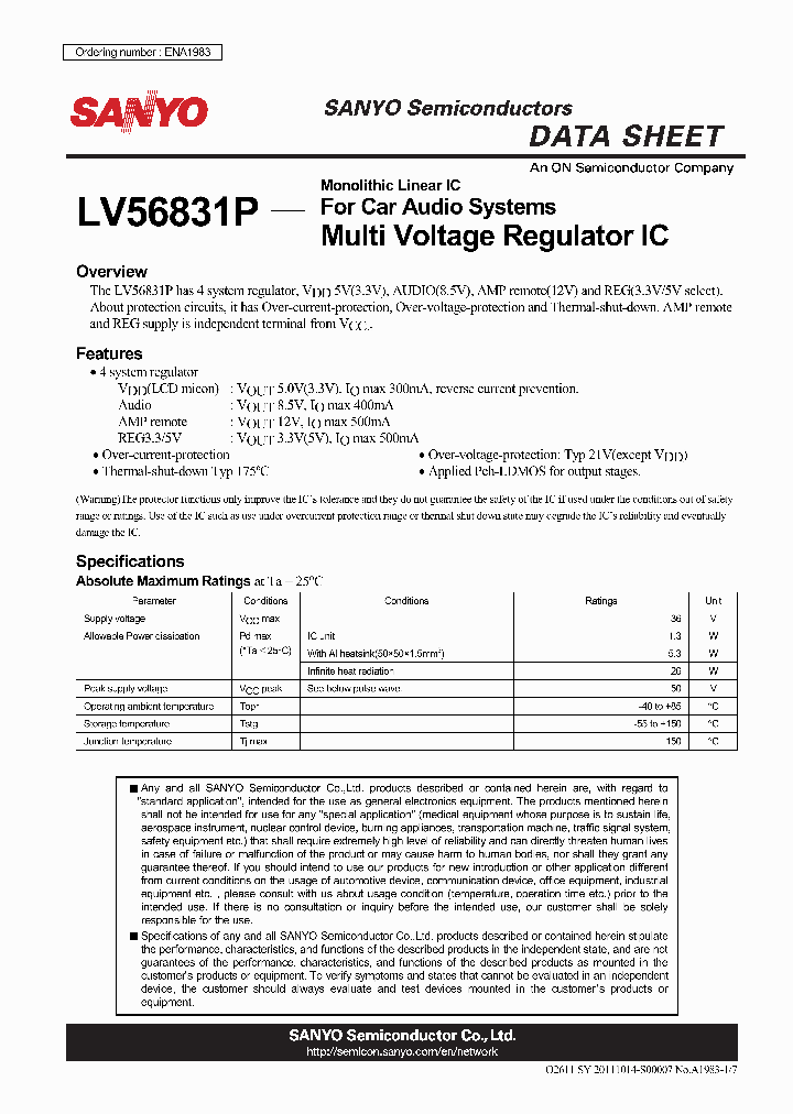 LV56831P_3301884.PDF Datasheet