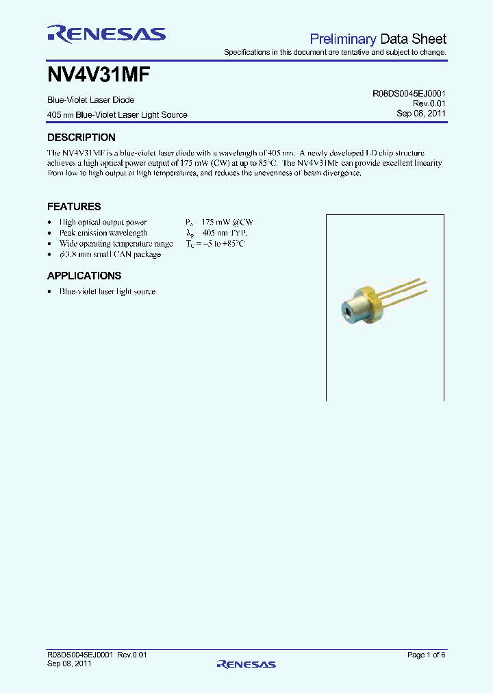 NV4V31MF_3301865.PDF Datasheet