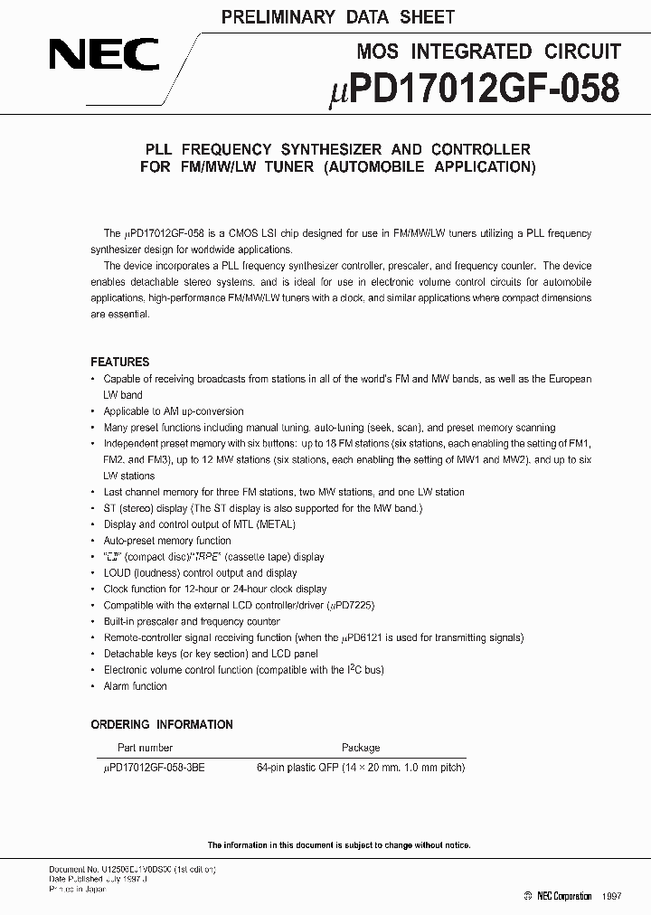 UPD17012GF-058_3301874.PDF Datasheet