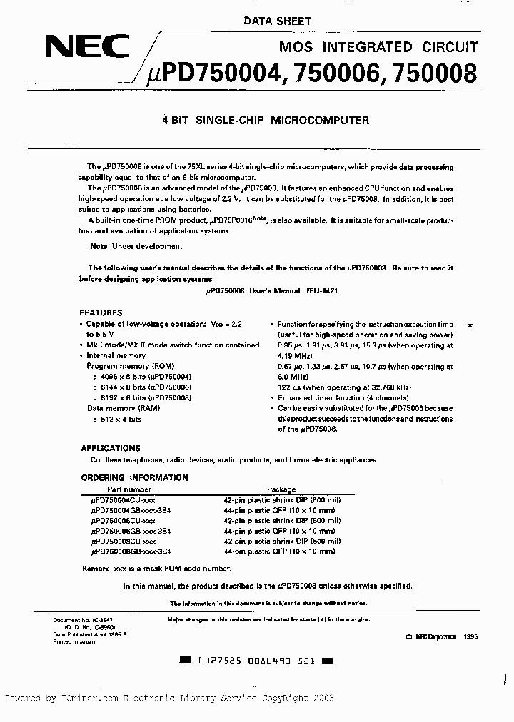 UPD750004GB-XXX3B4_3289395.PDF Datasheet